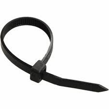 Rexant 07-0205 Хомут-стяжка nylon 200х4.3мм, черный, под винт, в упак. 100шт