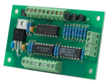 Реверс RS-232/Wiegand (плата) Конвертер, для подключения сканеров штрих-кода к контроллерам &quot;РЕВЕРС&quot; по интерфейсу Wiegand (1 плата на 2 сканера)
