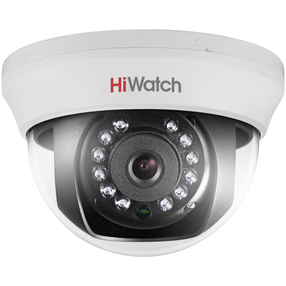 HiWatch DS - T201 (2.8) 2Mp Видеокамера HD - TVI цветная купольная