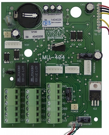 Vizit ЗИП МУ-404C Модуль управления для мониторов VIZIT  -  M404C
