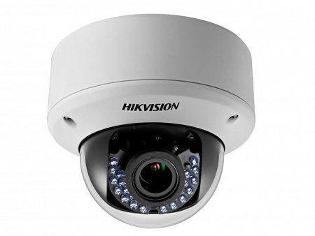 Hikvision DS-2CE56D5T-AVPIR3Z Купольная вандалозащищенная TVI видеокамера с ИК-подсветкой и механическим ИК-фильтром, 2Мп CMOS