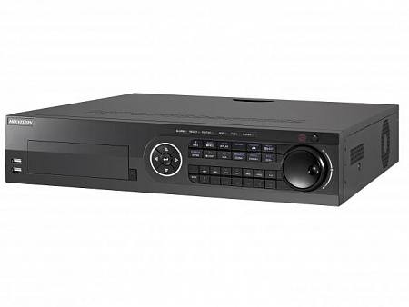Hikvision DS-8116HQHI-F8/N 16-ти канальный гибридный HD-TVI регистратор для аналоговых/ HD-TVI и AHD камер, + 2 IP-камеры@4Мп; Видеовход: 16 каналов, BNC (поддерживает подключение через коаксиальный кабель); Аудиовход.: 16 каналов RCA, двустороннее ауди
