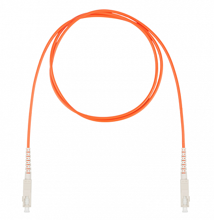DATAREX SC-SC симплекс (simplex) OM2, нг(А)-HF, оранжевый, 1,0 м Шнур оптический коммутационный (патч-корд)