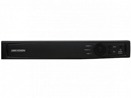 Hikvision DS-7216HUHI-F2/N 16-ти канальный гибридный HD-TVI регистратор для аналоговых/ HD-TVI и AHD камер, + 2 IP-камеры@4Мп; Видеовход: 16 каналов, BNC (поддерживает подключение через коаксиальный кабель); Аудиовход.: 16 каналов RCA, двустороннее ауди